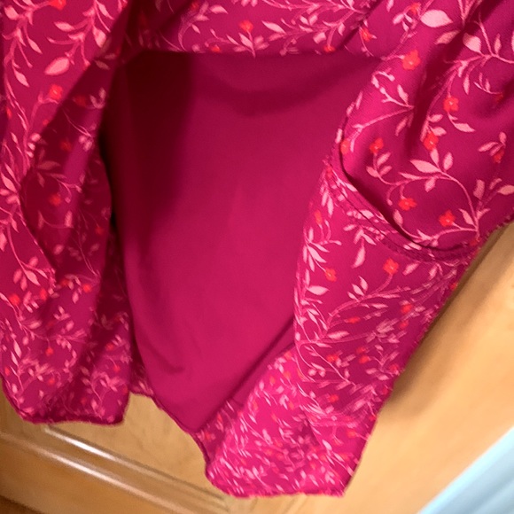 Old Navy Fuchsia Midi Maternity Dress - Picture 8 of 8
